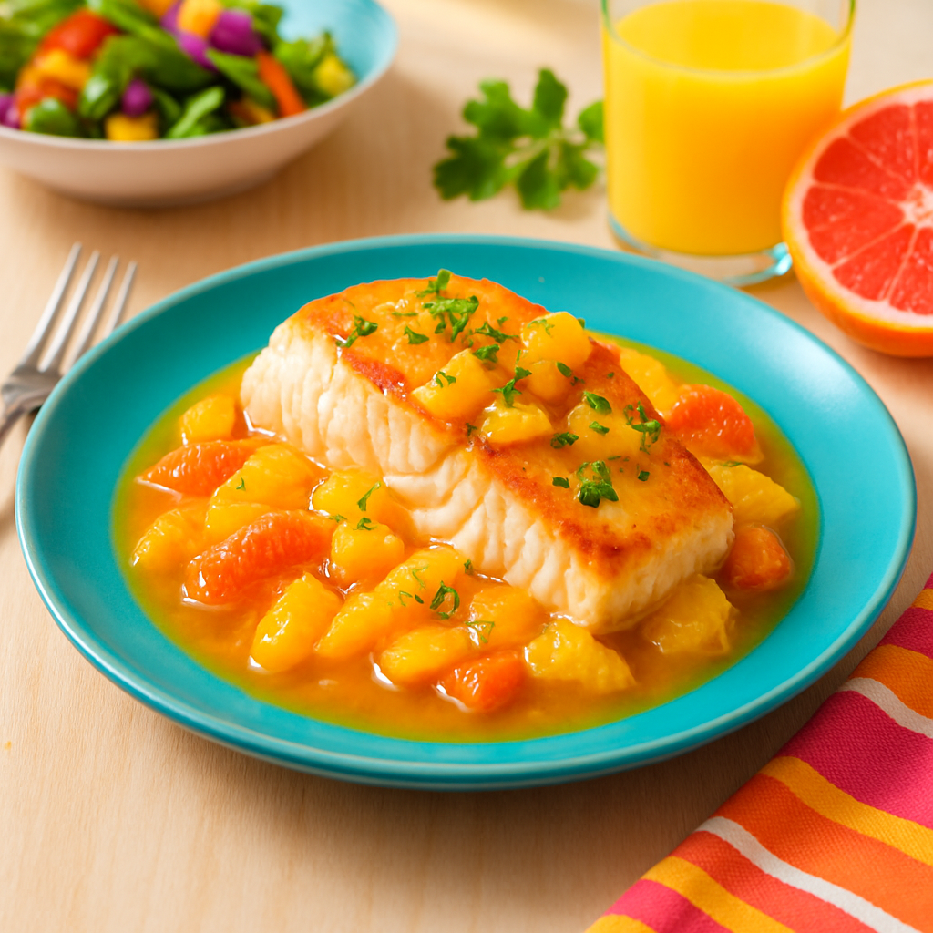 poisson sauce agrumes