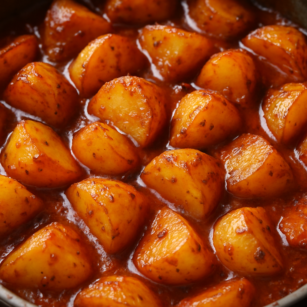 pomme de terre en sauce au four
